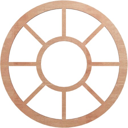 Ekena Millwork Grace Wood Fretwork Pierced Ceiling Medallion, Cherry, 18"OD x 6 1/2"ID x 3/8"T CMWP18X0375GRCH